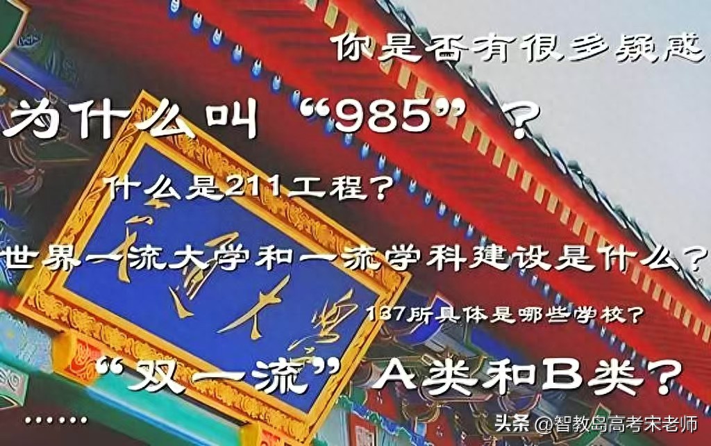 全國115所985、211、雙一流高校王牌專業(yè)一覽表